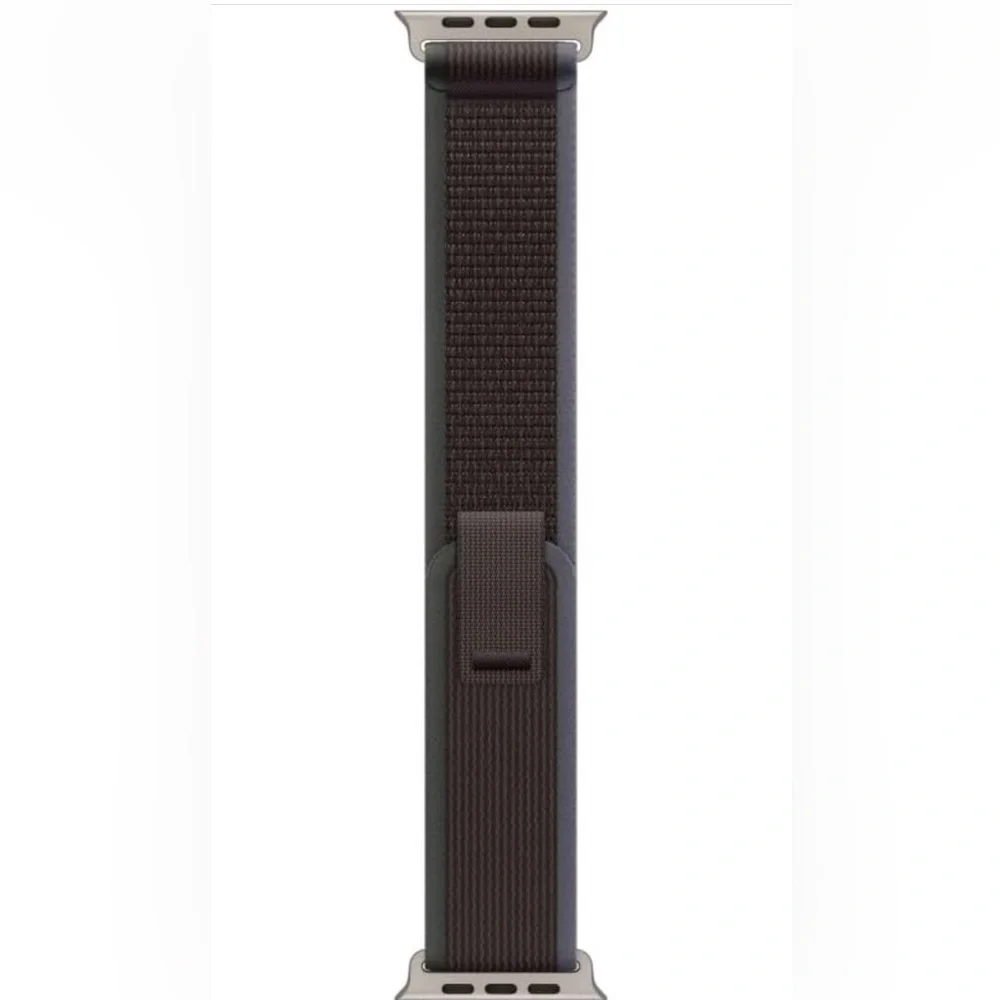 Apple Watch Band - Trail Loop (49mm) - Blue/Black with Titanium Finish - M/L - Picture 3 of 3